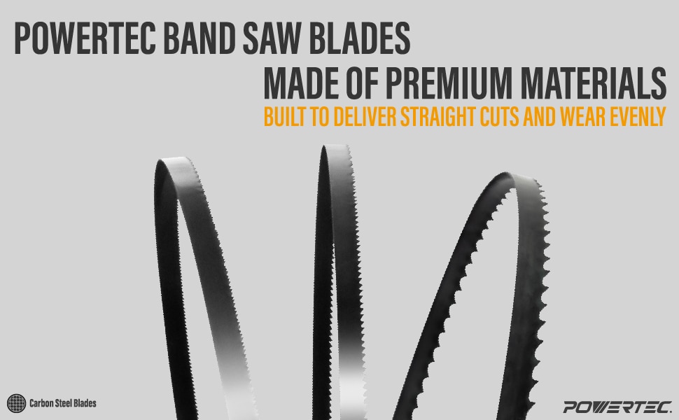 POWERTEC 13132V 62-Inch x 1/8-Inch x 14 TPI Band Saw Blade for POWERTEC